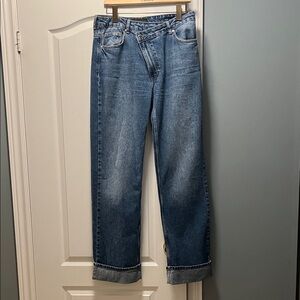 Zara Relaxed Fit Blue Jeans